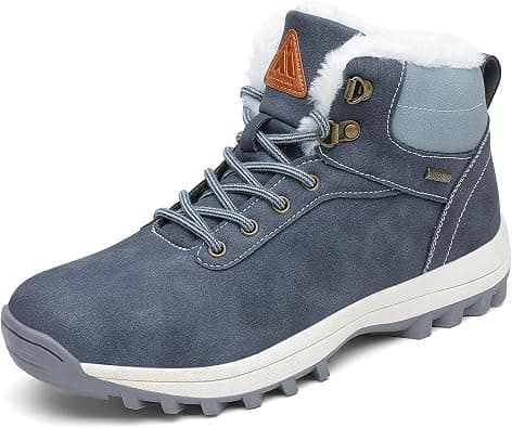Mishansha Men's Winter Snow Boots Fur Shoes Warm Padded Trekking Boots 36-48 on Amazon.ae - Price Tracker