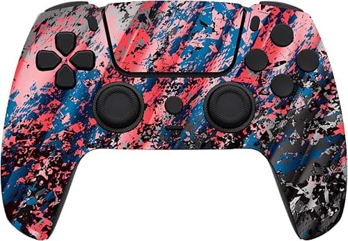 Custom Controllerzz Custom Wireless Controller Compatible with PS5 - Multiple Designs Available (Glacier Burn) على Amazon.sa - متتبع الأسعار