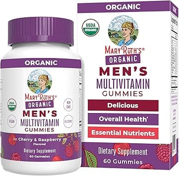 Maryruth Organics Mens Multivitamins Gummies | Usda Vegan Vitamins Daily For Immune Support Non-Gmo, Gluten Free Men 60 Count on Amazon.ae - Price Tracker