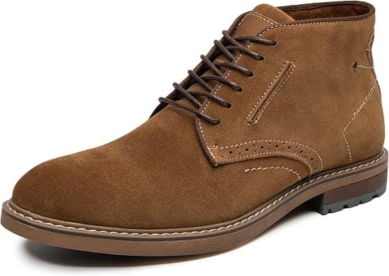 Mid-Top Genuine Leather Hiking & Trekking Boots for Men Casual Ourdoor Walking Mountaineering Shoes على Amazon.ae - متتبع الأسعار