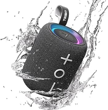 Tribit StormBox Mini+ Bluetooth Speaker 12W,360°Surround Sound,Custom EQ,12H Playtime,BT 5.4,AAC/SBC Support,LED Lights,IPX7 Waterproof,TWS Pairing,Type-C, Portable for Home/Outdoor/Travel Black - Amazon.ae Price Tracker