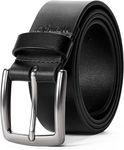 Wrangler Men's Leather Belt, 38mm Casual Belt for Jeans, Gift for Men on Amazon.ae - Price Tracker