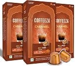Coffeeza Caramel Flavoured Nespresso Coffee Capsules, Intensity - 7, Medium Roast Espresso Coffee, 30 count (Pack of 3) Nespresso Capsules (ORIGINALLINE ONLY) - Amazon.ae Price Tracker