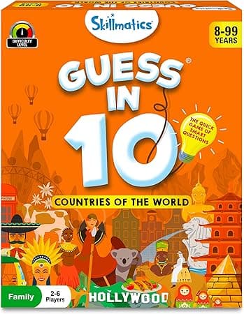 Skillmatics Guess in 10 Countries of the World, Perfect for Boys, Girls, Kids & Families Who Love Card Games, Educational Toys, Board Games, Trivia, Gifts for Ages 8, 9, 10 & Up on Amazon.ae - Price Tracker