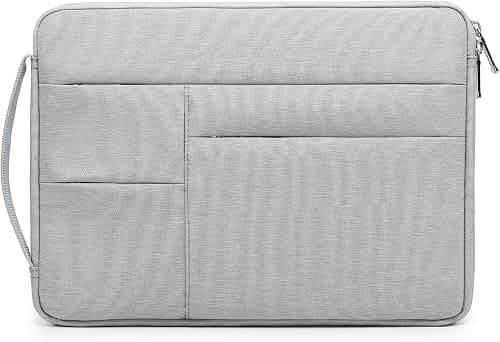 HYZUO 13.3 14 15 16 17 Inch Laptop Sleeve Bag with 3 Front Pockets and Side Handle Compatible with MacBook Pro 13/14/15/16, MacBook Air 13/15, Surface Laptop/Book/Pro, Dell XPS 13/14/15/16/17, A46 on Amazon.ae - Price Tracker