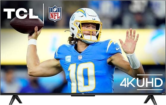 TCL 43-inch Class S4 4K LED Smart TV with Roku TV (43S450R, 2023 Model), Dolby Vision, HDR, Dolby Atmos, Works with Alexa, Google Assistant and Apple HomeKit Compatibility, Streaming UHD Television - متتبع أسعار Amazon.sa