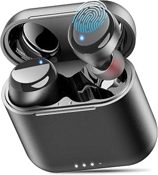 TOZO T6 True Wireless Earbuds Bluetooth 5.3 Headphones Touch Control with Wireless Charging Case IPX8 Waterproof Stereo Earphones in-Ear Built-in Mic Headset Premium Deep Bass Black on Amazon.ae - Price Tracker