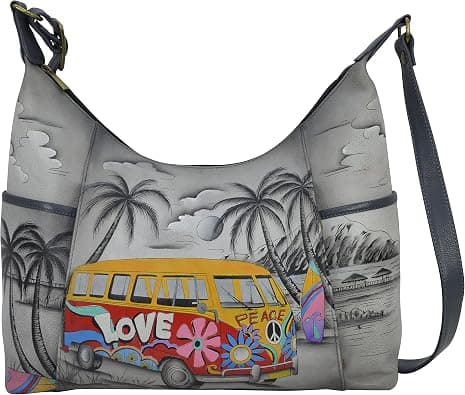 Anna by Anuschka Women's Leather Large Shoulder Hobo on Amazon - Best Deal Finder
