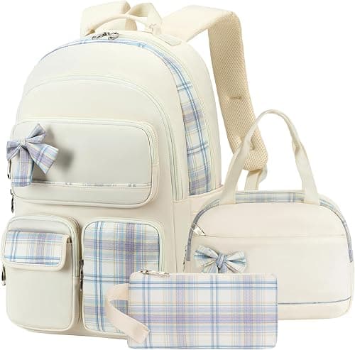Girls Backpack,3pcs Backpacks with Lunch Box Pencil Case Set 15.6 Inch Laptop Bag Kids Kindergarten School Bookbag على Amazon.ae - متتبع الأسعار