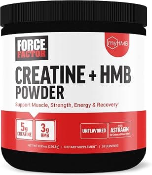 Force Factor, Creatine + HMB Powder, Unflavored, 8.85 oz (250.8 g) on Amazon.sa - Price Tracker