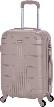Senator Hardside Carry on Luggage 20 Inches Small Suitcase on Wheels for Unisex A1012 | Ultra Lightweight cabin size luggage Carry on with Spinner Wheels 4 (Carry-On 20-Inch, Khaki) on Amazon.sa - Price Tracker