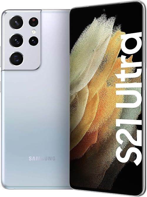 Samsung Galaxy S21 Ultra 5G Android Smartphone, 128GB, 12GB RAM, Dual Sim Mobile Phone, Phantom Silver (KSA Version) on Amazon.sa - Price Tracker