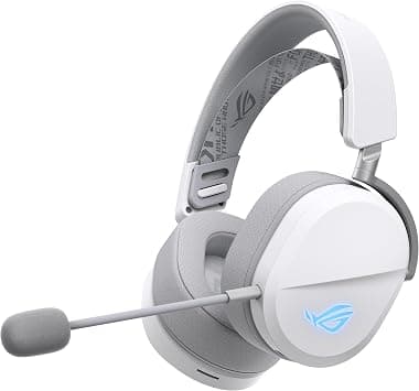 ASUS ROG Pelta White Wireless Gaming Headset (BT, ROG SpeedNova 2.4GHz, USB-C, Lightweight 309g, 50mm Titanium-Plated Drivers, 10mm Super-Wideband Mic, RGB, 70HR Battery, PC, Switch, PS5)- White on Amazon - Best Deal Finder