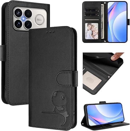 Phone Cover Compatible with Xiaomi Poco F8 Ultra 5G,Compatible with Redmi K90 Pro Max 5G Lanyard【Card Slot Wallet】【Flip Stand】【Magnetic Clasp】Case Black on Amazon.ae - Price Tracker