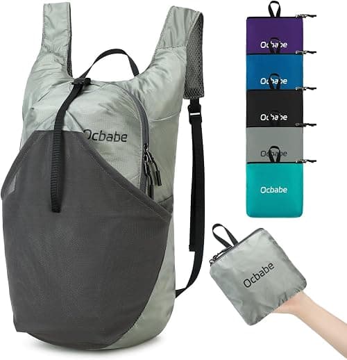 15L Small Packable Lightweight Backpack Hiking Daypack Water Resistant Foldable Outdoor Camping Travel Bag for Women Men on Amazon.ae - Price Tracker