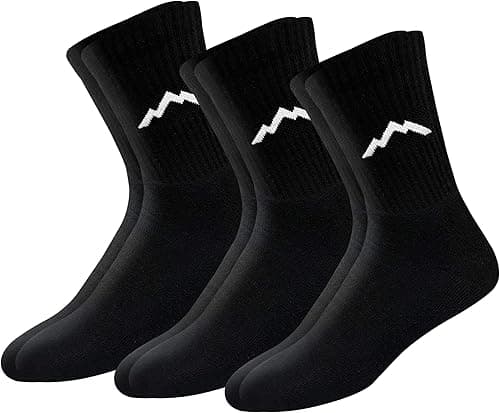 Ranger Sport Men's Heavy Duty Cotton Crew Athletic Socks, Pack of 3 on Amazon.ae - Price Tracker