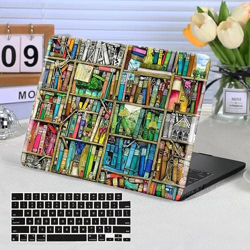 Funut Laptop Case for MacBook Air 13 inch 2021 2020 2019 2018 Release A2337 M1 A2179 A1932, Plastic Hard Shell Case Protective Cover for MacBook Air 13 with Touch ID, Bookshelf on Amazon.ae - Price Tracker