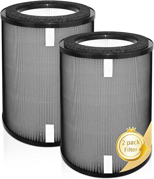 2 Pack DR-HPA019 Replacement Filters Compatible with Dreo MC710S Air Purifiers Tower Fan, 2-in-1 H13 HEPA and Activated Carbon filter on Amazon.ae - Price Tracker