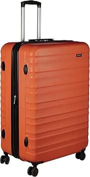 Amazon Basics Hardside Spinner Luggage-30 Inch (78cm), Material: ABS, Orange on Amazon.sa - Price Tracker