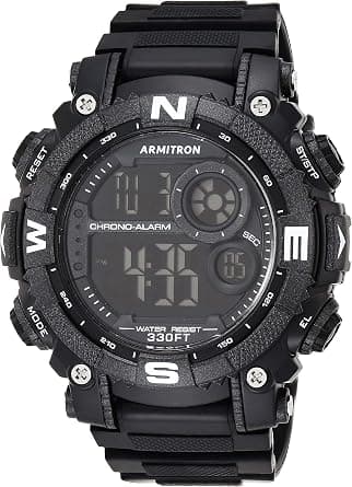 Armitron Sport Men's Digital Chronograph Resin Strap Watch, 40-8284 on Amazon.ae - Price Tracker