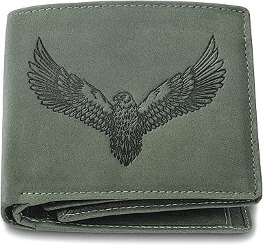 URBAN FOREST Zeus Leather Wallet & Accessory Set for Men, Vintage Green, 11 cm x 13 cm x 2.5 cm, Two Fold Wallet on Amazon.ae - Price Tracker