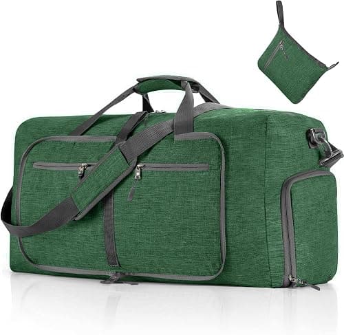 Vomgomfom Duffle Bag,65L/85L/115L Foldable Travel Duffel Bag-Weekender Bag with Shoes Compartment, Overnight Bag for Men Women Waterproof & Tear Resistant (Gray) on Amazon.ae - Price Tracker