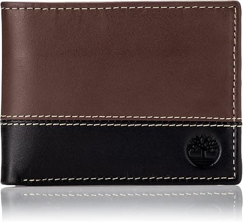 Timberland Men's Leather Passcase Wallet Trifold Wallet Hybrid on Amazon.sa - Price Tracker