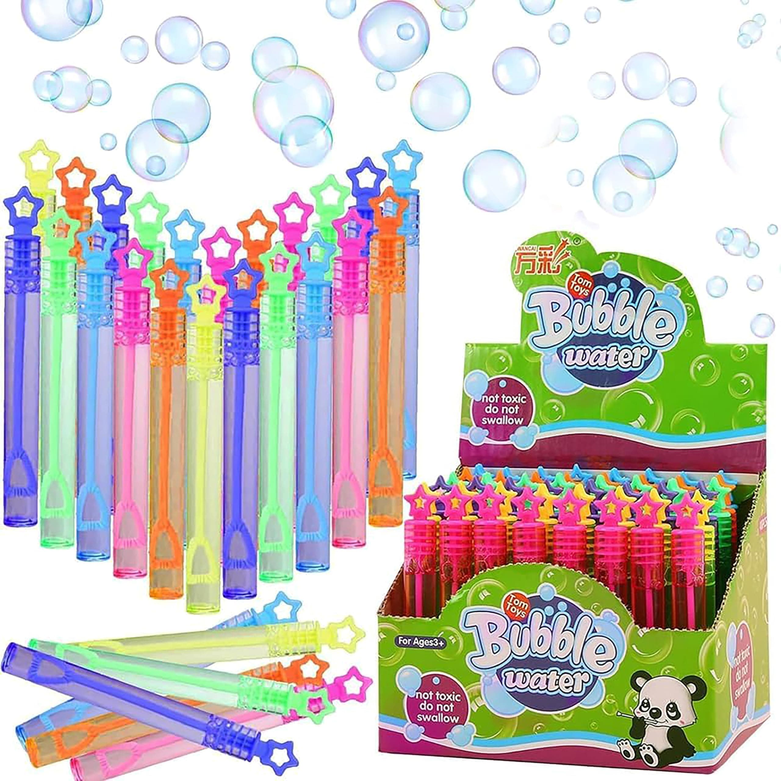 AMERTEER Party Favors - 48 Pcs Mini Bubble Wands For Kids, Bulk Party Favors Perfect For Themed Birthday, Christmas, School, Valentine - Goodie Bag Fillers, Colorful Bubble Toys For Outdoor Fun on Amazon.ae - Price Tracker