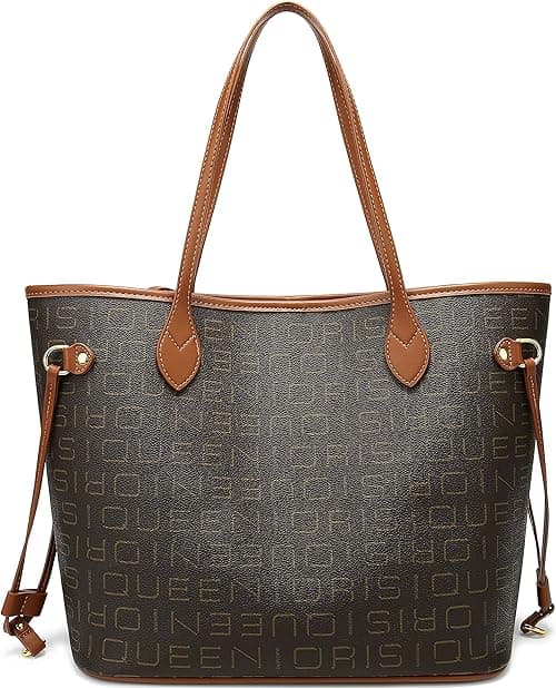Queenoris Tote Bag for Women, Designer Fashion Purses Top Handle Satchel Large Capacity Classic Shoulder Bags on Amazon.ae - Price Tracker