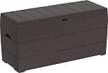 Cosmoplast Plastic Cedargrain Deck Storage Box 270 Liters For Indoors And Outdoors - متتبع أسعار Amazon.sa
