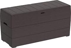Cosmoplast Plastic Cedargrain Deck Storage Box 270 Liters For Indoors And Outdoors - متتبع أسعار Amazon.sa