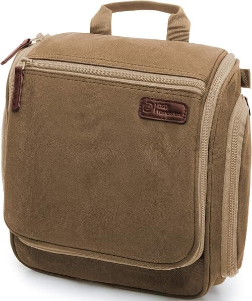D&D Hanging Travel Toiletry Bag for Men and Women – Large Cosmetics, Makeup and Toiletries Organizer Kit with 10 Compartments, YKK Zippers, XXL Metal Swivel Hook, Water-Resistant on Amazon - Best Deal Finder