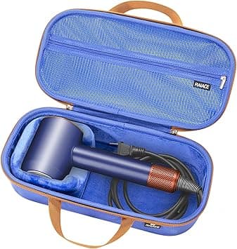 RAIACE Hard Storage Case Compatible with dyson Hair Dryer, Travel Carrying Bag. (for sale is case only). -Blue on Amazon.ae - Price Tracker