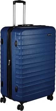 Amazon Basics Hardside Spinner Luggage-30-Inch (78cm), Material: ABS, Navy Blue on Amazon.sa - Price Tracker