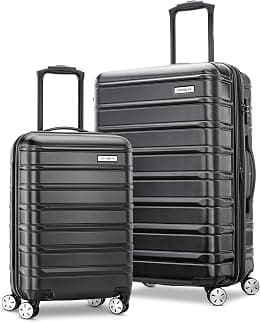 Samsonite Omni 2 Hardside Expandable Luggage with Spinner Wheels, 2-Piece Set - متتبع أسعار Amazon.sa
