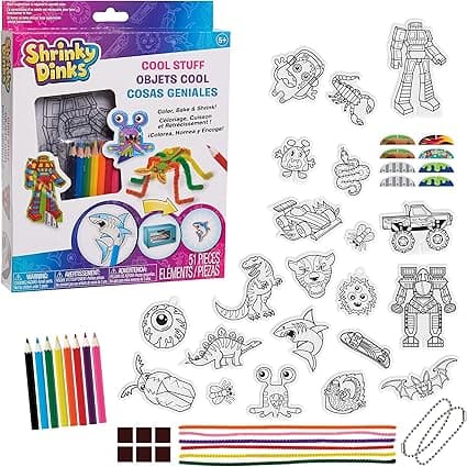 Just Play Shrinky Dinks Cool Stuff Activity Set, Kids Art and Craft Activity Set, by on Amazon.ae - Price Tracker