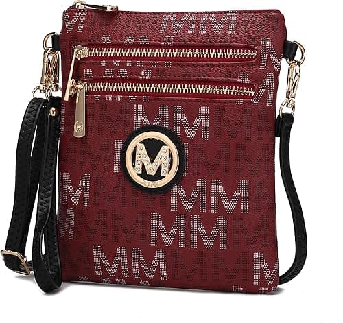 MKF Crossbody Bags for Women, Wristlet Strap – PU Leather Shoulder Handbag – Small Crossover Messenger Purse, Laura on Amazon.ae - Price Tracker