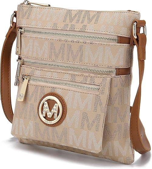 MKF Collection Crossbody Bag for Women PU Leather Adjustable Strap Handbag Side Messenger Purse, Shoulder Crossover on Amazon.ae - Price Tracker