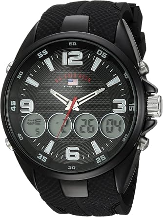 MEN'S BLACK STRAP ANA DIGI SPORTS WATCH - Amazon.sa Price Tracker