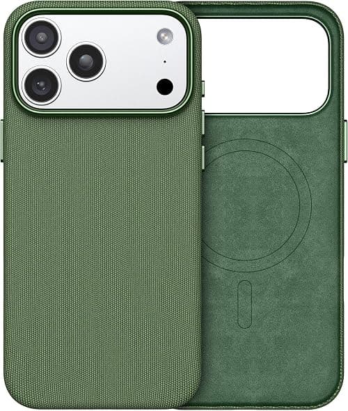 for iPhone 17 Pro TechWoven Case 2025, iPhone 17 Pro Phone Case Shockproof Anti-Slip TechWoven Premium Woven Fabric Cover for 17 Pro 6.3", Green on Amazon.ae - Price Tracker