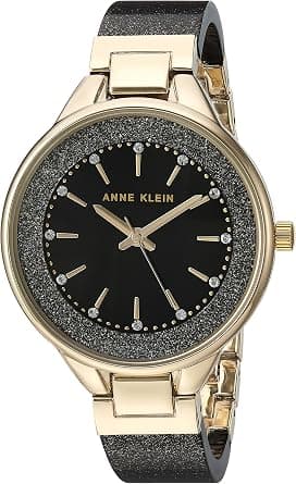 Anne Klein Women's AK/1408CRCR Premium Crystal Accented Cream Bangle Watch on Amazon.ae - Price Tracker