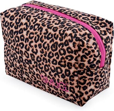 SMUG Toiletry Bag | Waterproof Travel Toiletry Bag for Gym, Shower, Shaving, Cosmetics & Makeup | Small Washbag for Men & Women | Stylish, Spacious & Easy to Clean, Leopard, One Size, Classic على أمازون - دليلك لأفضل العروض