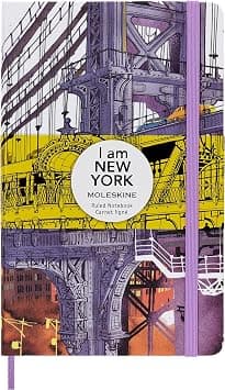 Moleskine Limited Edition Notebook, I Am New York, Large, Ruled, Hard Cover (5 x 8.25) - متتبع أسعار Amazon.sa