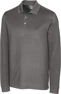 Cutter & Buck Men's 35+UPF, Long Sleeve Advantage Polo Shirt - Amazon.ae Price Tracker