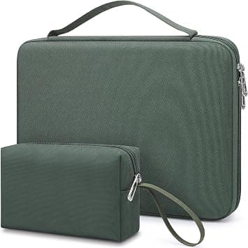 HYZUO 13.3-14 Inch Hard Shell Case Laptop Sleeve for MacBook Pro 14 M5/M4/M3/M2/M1 Pro/Max A3426 A3427 2026-2021, MacBook Pro/Air 13, Dell Pro 13/14 Premium, 13.8"-13" Surface Laptop, Moss Green on Amazon.ae - Price Tracker