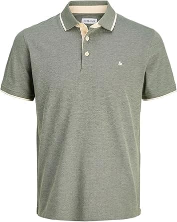 Jack & Jones Mens Jjebasic Plain Polo Shirt SS Noos Regular Fit Polo-Shirt (pack of 1) on Amazon.ae - Price Tracker