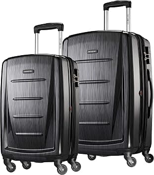 Samsonite Winfield 2 Hardside Luggage with Spinner Wheels, Brushed Anthracite, 2-Piece Set (20/24), Winfield 2 Hardside Luggage With Spinner Wheels on Amazon.ae - Price Tracker