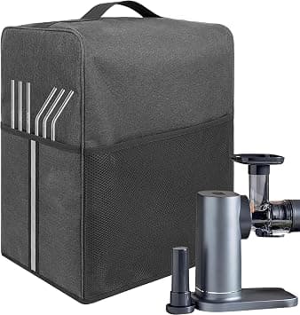 Juicer Cover, Waterproof and Dustproof Protective Cover Compatible with Ninja JC151 and Ninja NeverClog Cold Press Juicer, 12.6 "L x 7.9 "W x 15.7 "H - Dark grey on Amazon.ae - Price Tracker