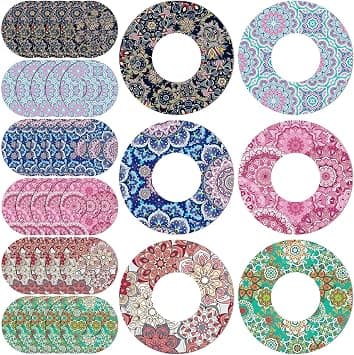 Adhesive Patch for Libre 2 Sensor, 36 Pack Mandala Floral CGM Patches Waterproof CGM Covers Split Backing Tape Sweatproof Colored Sensor Glucose Monitor Protection Cover on Amazon.ae - Price Tracker
