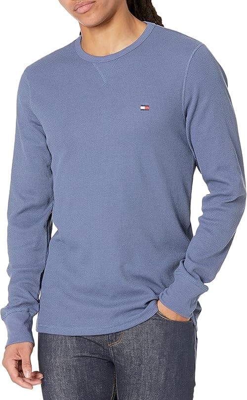 Tommy Hilfiger mens Thermal Long Sleeve Crew Neck Shirt Pajama Top on Amazon.ae - Price Tracker
